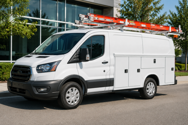 Utility service truck for commercial vehicle title pawn in Georgia